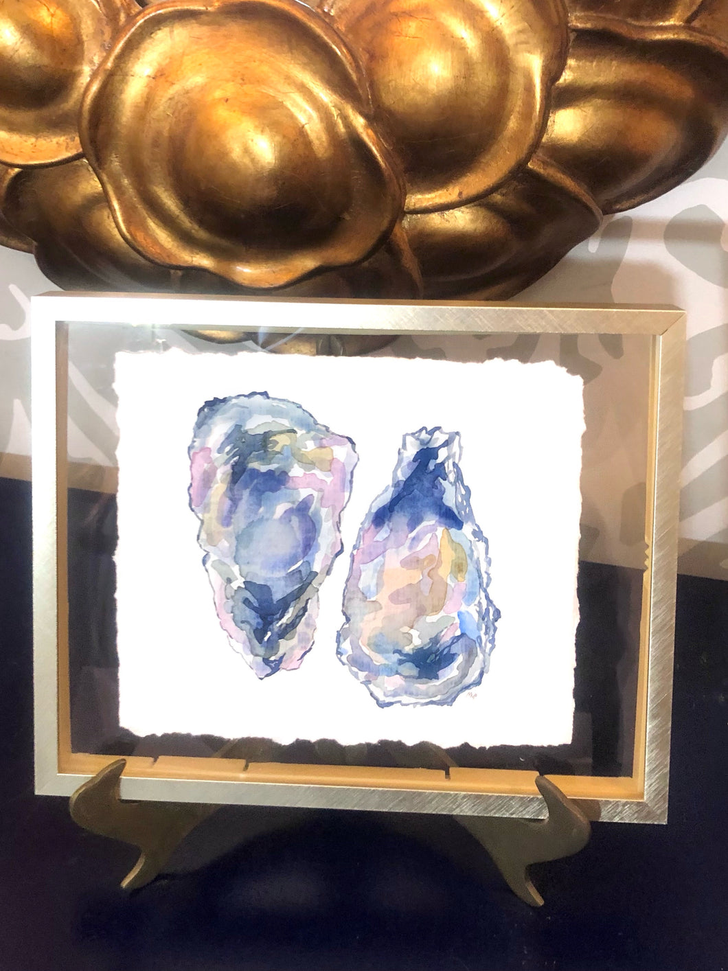 Original oyster watercolor