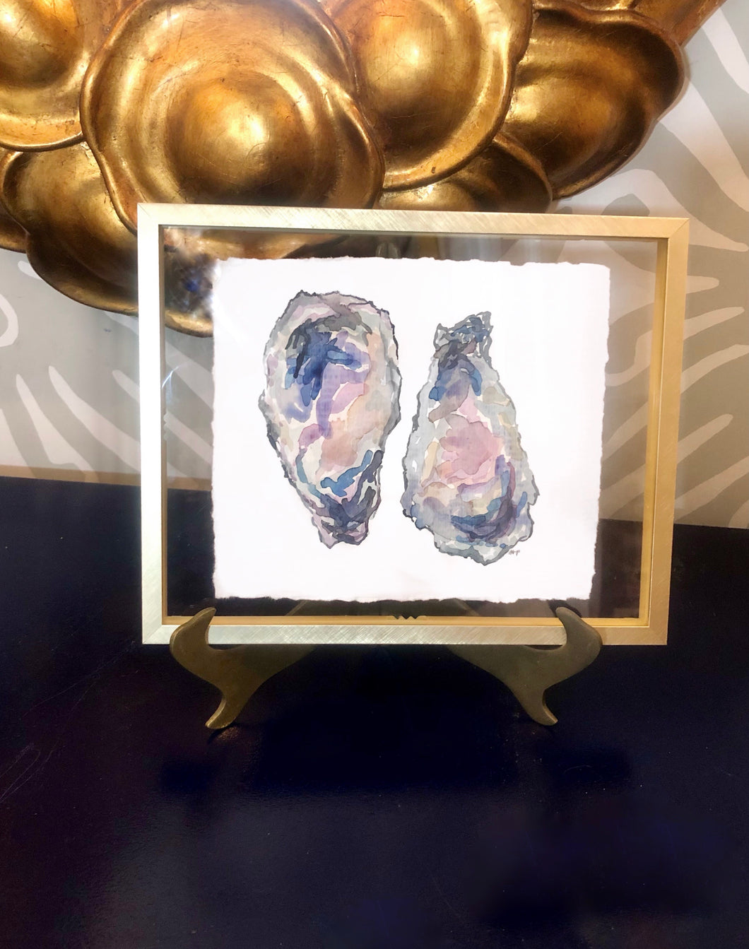 Original oyster watercolor
